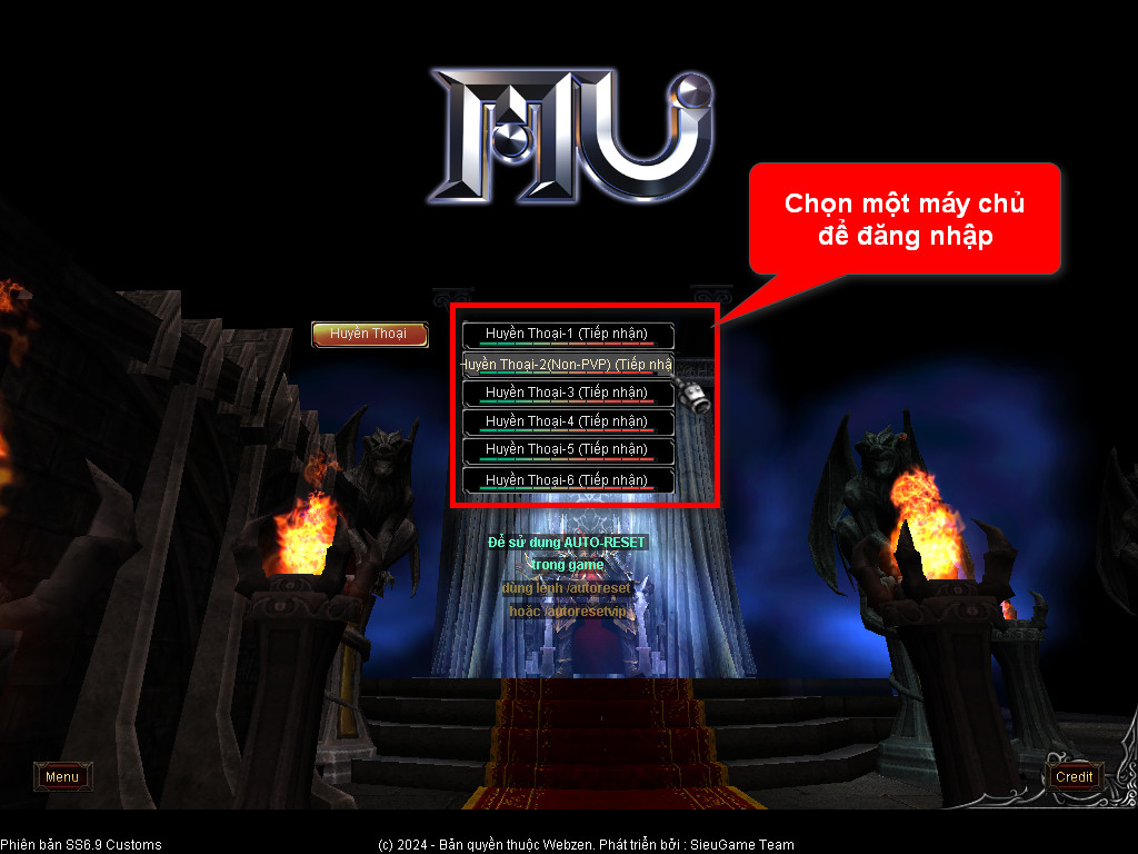 Chức năng chính của Game MU Việt Vương