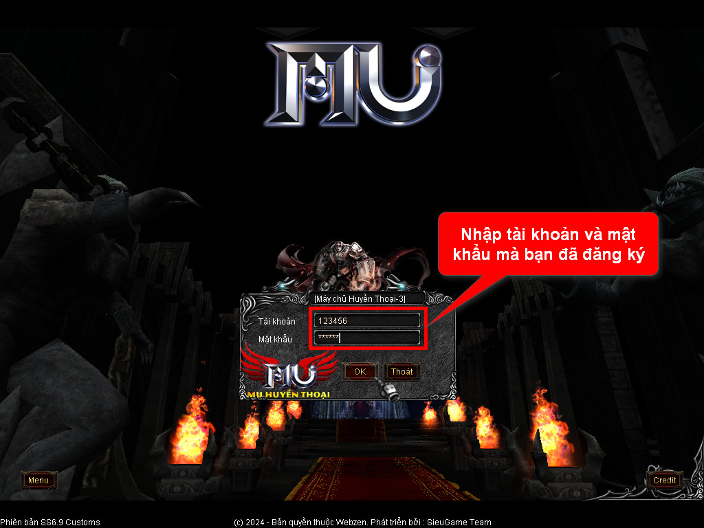Chức năng chính của Game MU Việt Vương