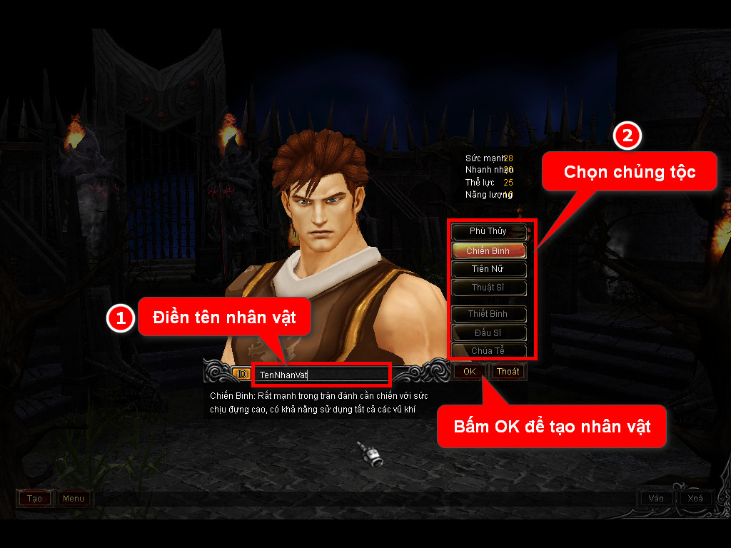 Chức năng chính của Game MU Việt Vương